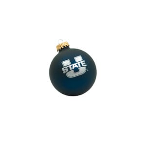 U-State Glass Ornament in Navy